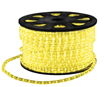 LED ROPE LIGHT YELLOW 45 METER
