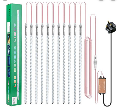 LED METEOR LIGHT SET WATERPROOF 10x50CM