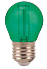 LED E27/ES GREEN BULB