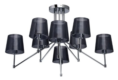 CEILING LIGHT MEGAPOLIS LAZIO BLACK