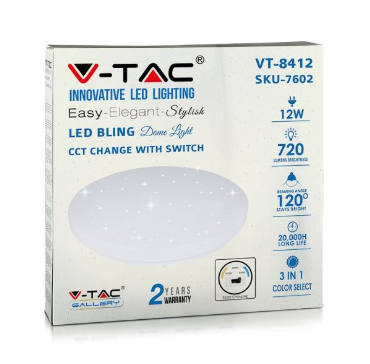 12 WATT CCT CHANGEABLE CEILING LIGHT