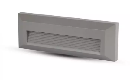 VT-1162 3W LED STEP LIGHT 4000K GREY BODY RECTANGL