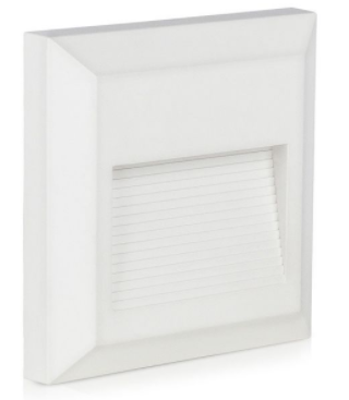 VT-1152 2W LED STEP LIGHT 3000K WHITE BODY