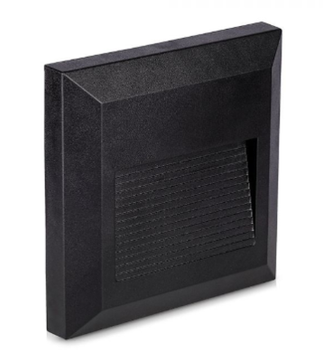 VT-1152 2W LED STEP LIGHT 4000K BLACK BODY
