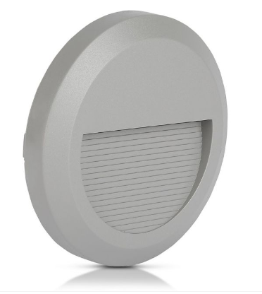VT-1142 2W LED STEP LIGHT 3000K GREY BODY