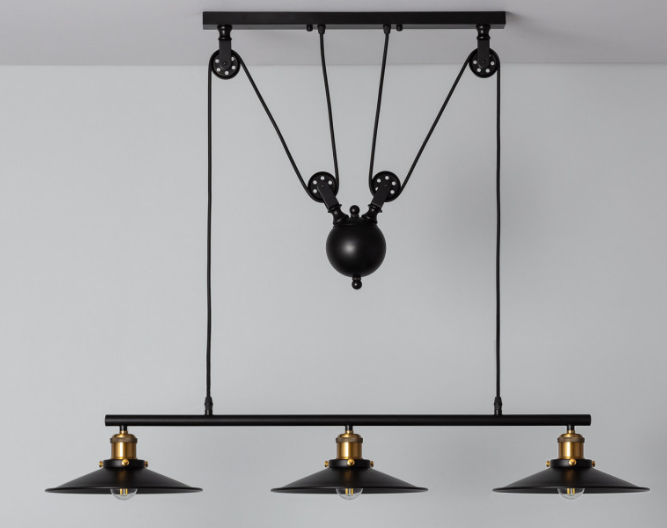 Retro style pendant E27