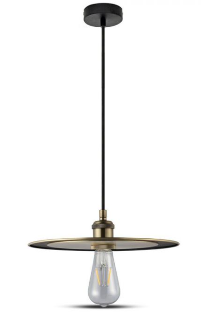 METAL PENDANT LIGHT-ROSE GOLD-E2