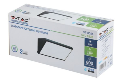 12W LED LANDSCAPE OUTDOOR SOFT LIGHT-MEDIUM 3000K GREY BODY