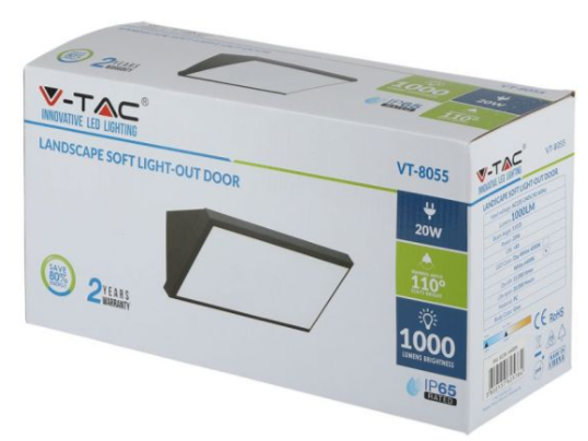 20 WATT SOFT BULKHEAD OUTDOOR USE DAY WHITE IP65