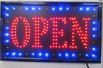 LED OPEN SIGN 24X45