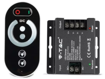 LED TOUCH DIMMER FOR SILGLE COLOUR STRIPS 12/24V