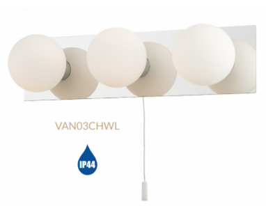 Vanity 3 Light Polished Chrome IP44