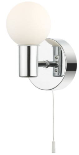 Vanity 1 Light Wall Light Polished Chrome