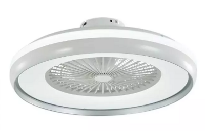 45W FAN WITH CEILING LIGHT &amp; RF CONTROL CCT:3 IN 1-AC MOTOR-GREY RING