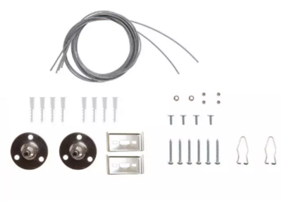 SUSPENDED MOUNTING KIT FOR WATERPROOF FITTINGS