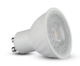 6.5W GU10 SPOTLIGHT SAMSUNG CHIP 6400K 38&#39;D DIMMABLE