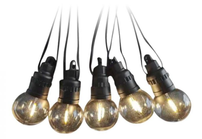 0.5W/BULB SOLAR STRING LIGHT 12M BULB &amp; REMOTE 3000K