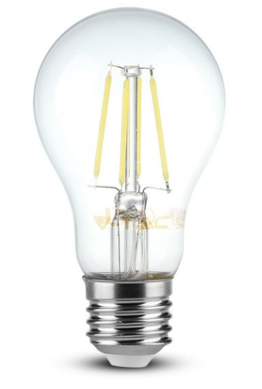 4W A60 BULB 6400K E27