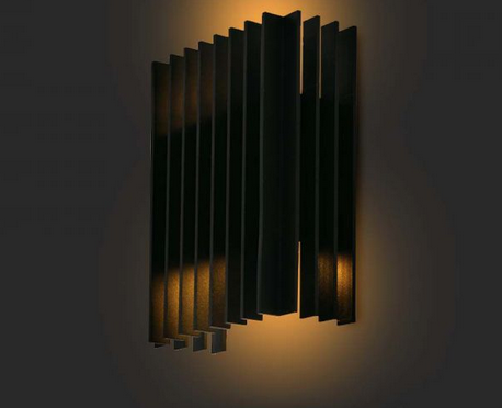 2*6W LED OUTDOOR WALL LIGHT 141x65x200mm 3000K BLACK IP65