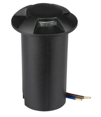 1W LED UNDERGROUND LIGHT 6400K BLACK