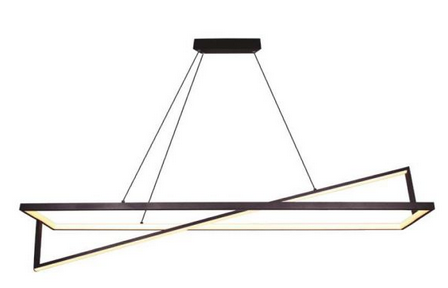 45W LED DESIGNER HANGING LIGHT TRIAC DIMMABLE 3000K BLACK