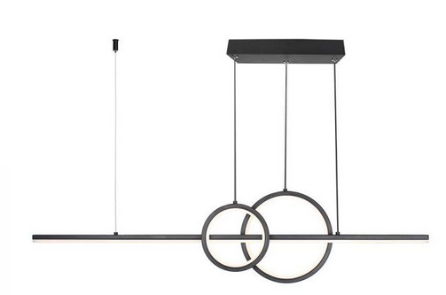 15W LED DESIGNER HANGING LIGHT 4000K BLACK