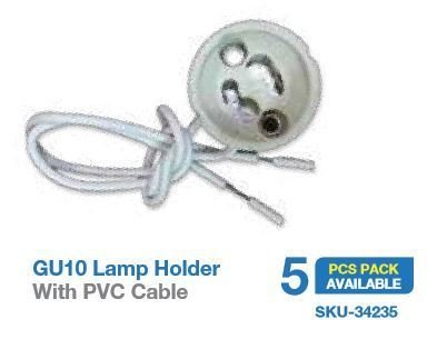 GU10 SOCKET  5X PACK