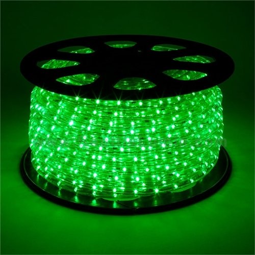 ROPE LIGHT 44 METER IP65 240V (HALOGEN) GREEN