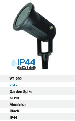 GARDEN SPIKE GU10 IP44 + LED BULB