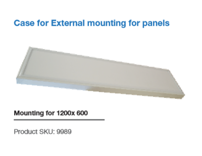 PANEL FRAME FOR EXTERNAL MOUNTING 300x1200mm