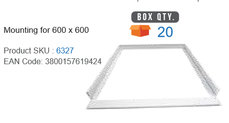 DIY PANEL FRAME FOR EXTERNAL MOUNTING 600x600mm