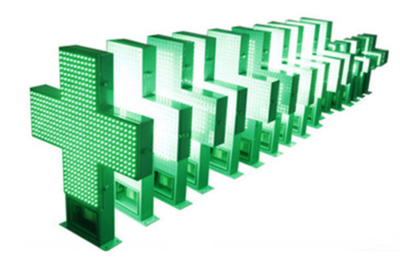 LED PHARMACY CROSS MADE IN IRELAND