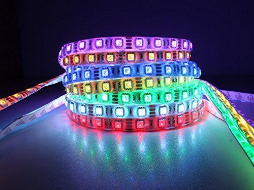 MULTICOLOR STRIP LIGHT WATERPROOF IP65, 5050/60,  5 METERS ROLL 12V
