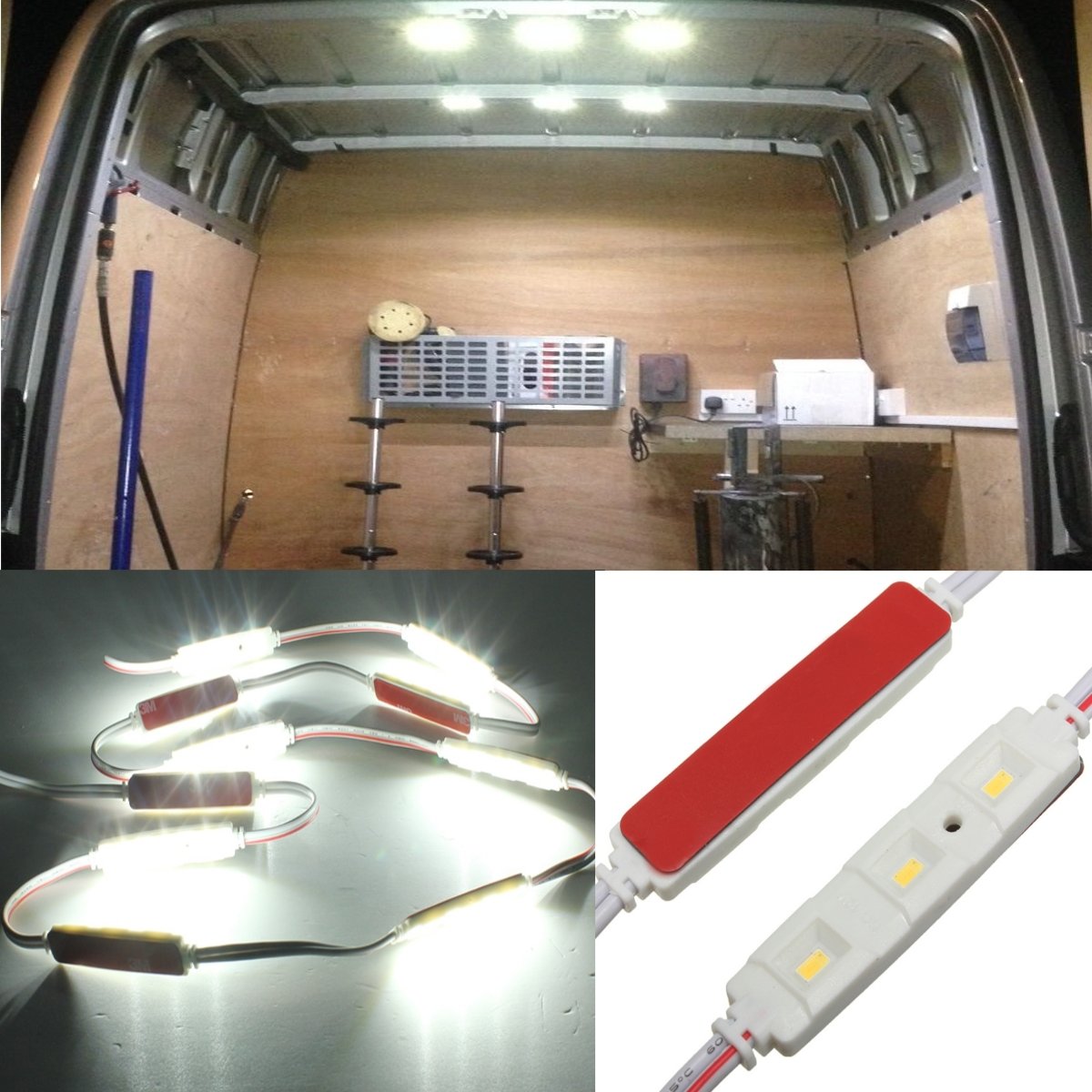 10x1.5Watt STICK ON LED MODULE 12V WATERPROOF
