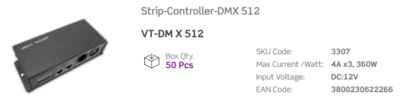LED STRIP DMX DECODER