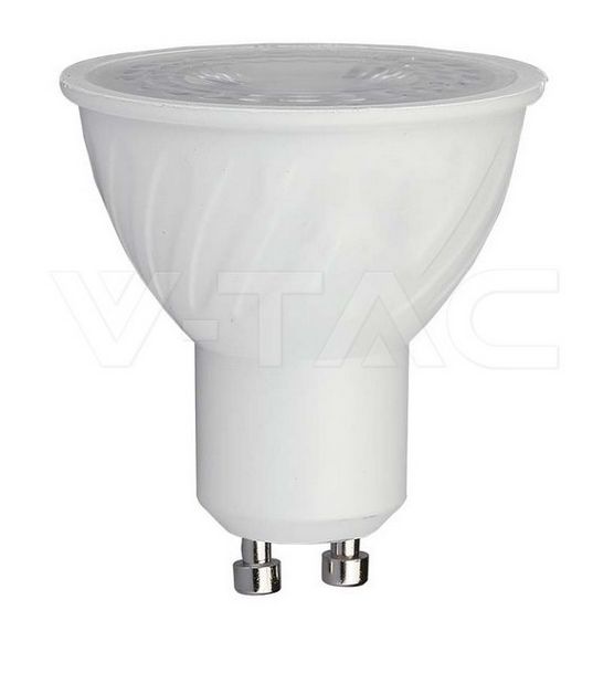 LED Spotlight 6W GU10 Plastic Dimmable 110° 6500K