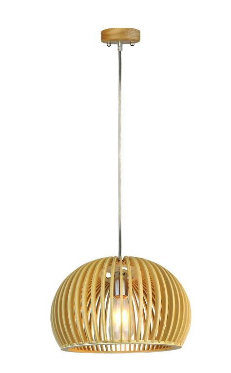 WOODEN PENDANT LAMP E27  IP20