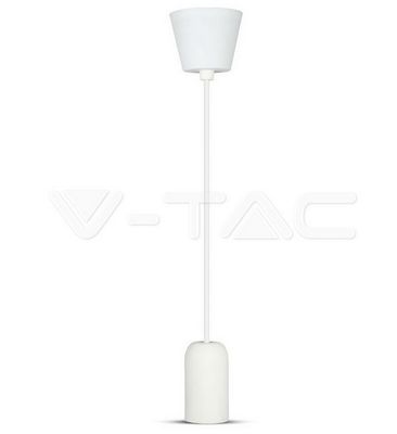 Concrete Pendant Light White IP20