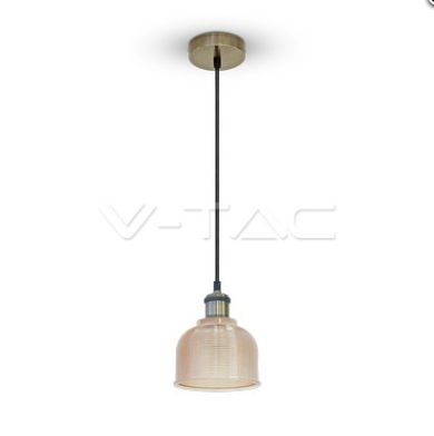 Glass Pendant Amber Ф145