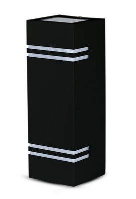 GU10 WALL FITTING SQUARE,WITH BORDER-BLA