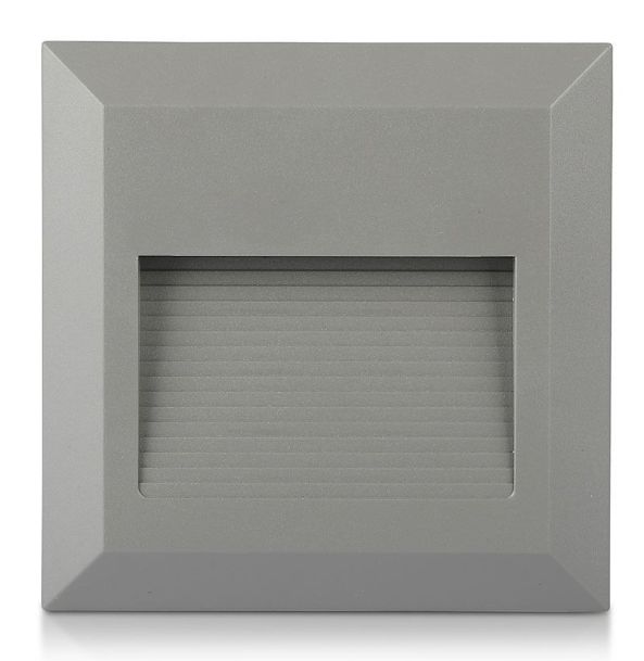 2W LED STEP LIGHT 4000K WHITE SQUARE