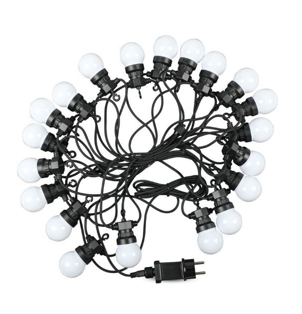 0.5W/BULB LED STRING LIGHT 10M 20 BULBS EU PLUG 6000K
