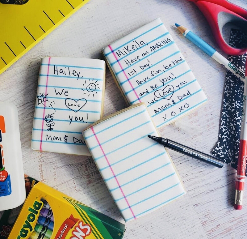 BACK TO SCHOOL “LUNCHBOX LOVE NOTE” COOKIE