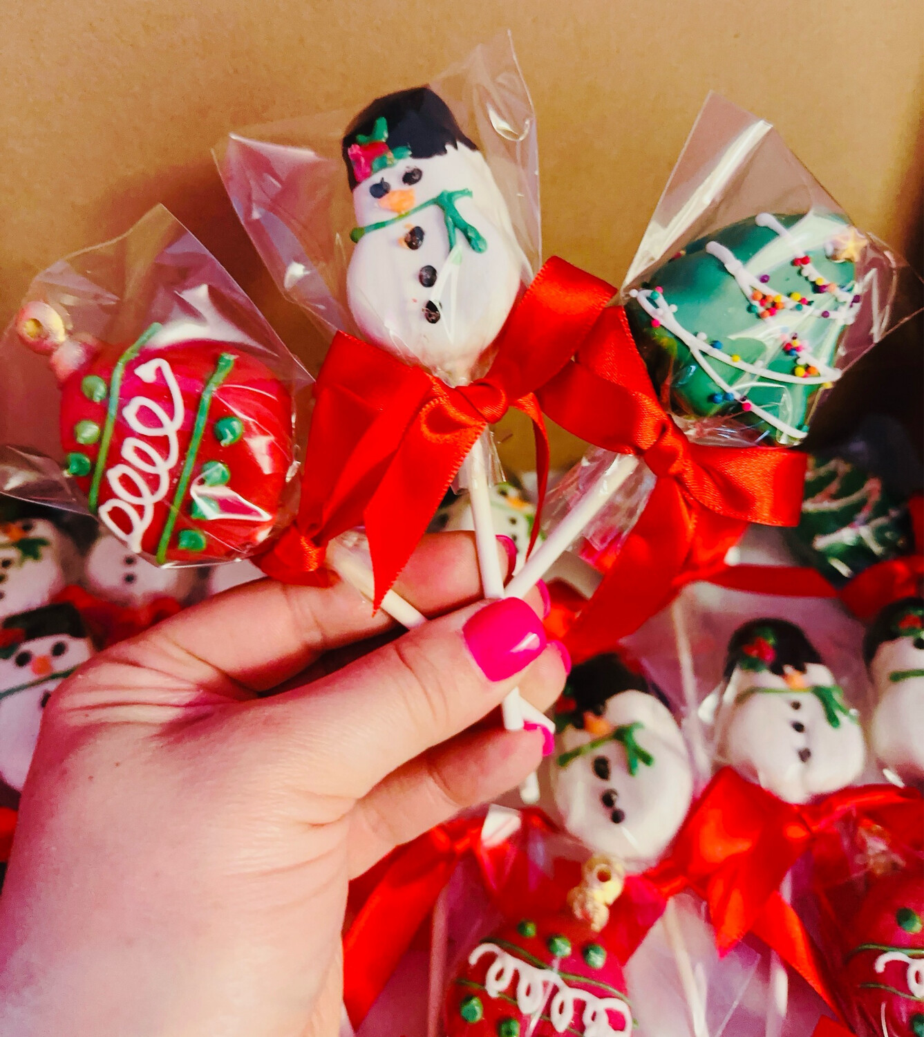 Christmas Shaped Cake Pops