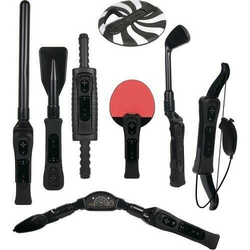 Cta Digital Nintendo Wii 8-in-1 Sports Pack For Wii Sport Resort (black) (pack of 1 Ea)