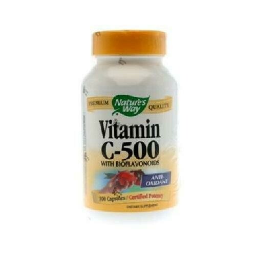 Nature&#39;s Way C 500 W/Bioflv (1x100CAP )