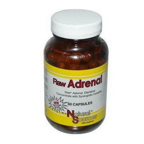 Natural Sources Raw Adrenal  (1x60 TAB )