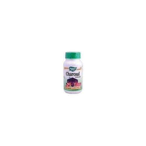 Nature&#39;s Way Activated Charcoal Int C (1x100 CAP)