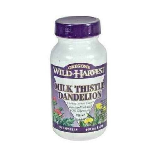 Oregon&#39;s Wild Harvest Milk Thstle Dandlion (1x90VCAP)
