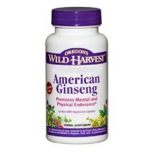 Oregon&#39;S Wild Harvest Owh American Ginseng (1X50 Vcap)